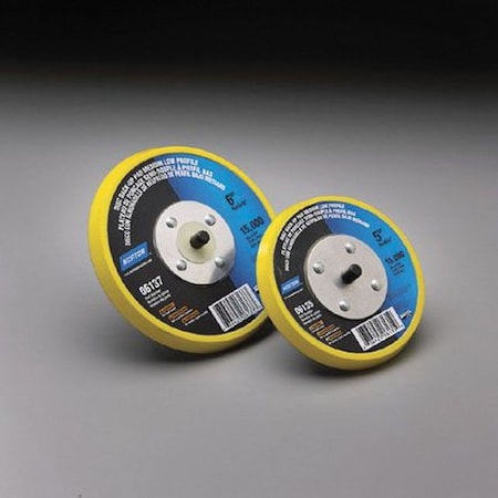 Norton Abrasives 6inMed Norgrip Bk-Up Pad Low Profile 63642506137